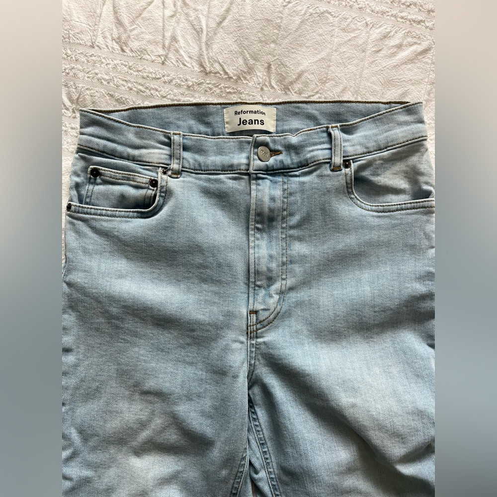 Reformation Light Wash Skinny Jeans - Picture 3 of 5